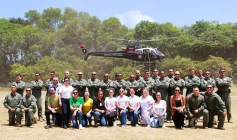 Grupamento Tático Aéreo promove instrução de segurança para equipes da Central Estadual de Transplantes