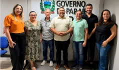 Prefeito João Neto e comitiva de Aparecida