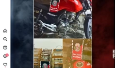 Moto e aves apreendidas em ação da PM