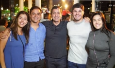 Gervásio prestigiando o Fest Bossa & Jazz Bananeiras