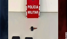 Material ilícito apreendido em ação da PM