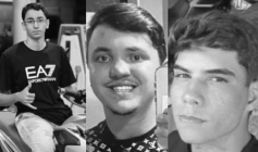 Jovens Saulo Alves César e Willian Estrela e Rafael Ferreira da Silva