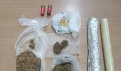 Drogas apreendidas em ação da Polícia Militar