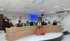 Cerimônia realizada no auditório do Fórum Dr. José Mariz