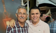 Deputado federal Wilson Santiago e o ex-prefeito Alberto Nepomuceno