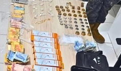 Drogas e material apreendido pela ROTAM em Cajazeiras 