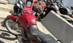 Moto com queixa de furto recuperada