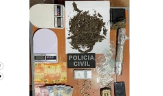 Prisão de homem por tráfico de drogas