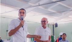 Cícero Lucena esteve acompanhado de Daniel Ribeiro, responsável pela rede Tauá Hotéis