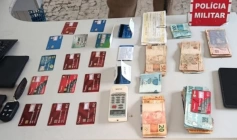Polícia militar desarticula mais um esquema de agiotagem em Pombal e apreende 20 cartões bancários