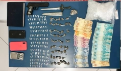 Prisão de homem por tráfico de drogas