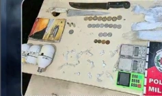 Prisão de homem por tráfico de drogas