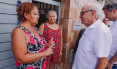 Cícero inspecionando obras em João Pessoa