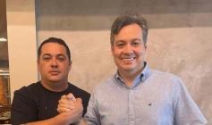 Deputado Estadual Júnior Araújo e o ex-prefeito de Cachoeira dos Índios, Allan Seixas