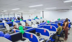 Inauguração de call center em Campina Grande