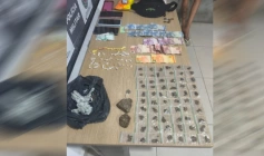 Drogas apreendidas em ação da Polícia Militar