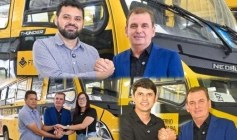 Entrega de ônibus escolares para municípios do Sertão