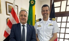 Reunião do MP com o comandante da Capitania dos Portos da Paraíba