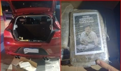 Droga apreendida em ação da Polícia Civil e PRF