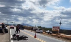 Sinistro de trânsito na BR-230 em Patos