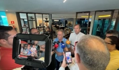 Coletiva de Imprensa com o Deputado Estadual, Inácio Falcão