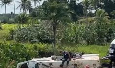 Acidente com carro-forte