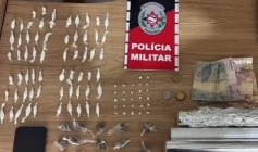 Drogas apreendidas pela ROTAM em Sousa 