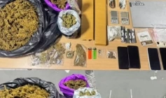 Drogas apreendidas pela polícia militar em Campina Grande 