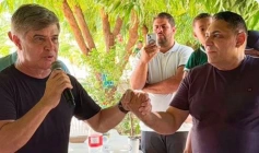 Wellington Roberto com o Prefeito, João Neto