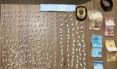 Drogas apreendidas em ação da Polícia Civil