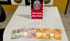 Prisão de homem por tráfico de drogas