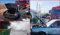 Três intervenções de combate a incêndio