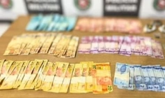 Drogas apreendidas pela ROTAM, no bairro Valentina em João Pessoa 