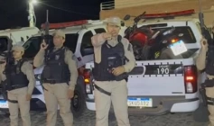 Motocicleta recuperada em ação da Polícia Militar