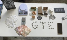Material ilícito apreendido em ação da Polícia Civil
