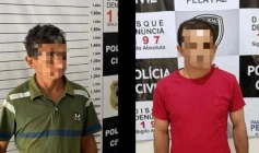 Irmãos presos pela Polícia Civil, no cariri paraibano 
