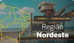 Previsão do tempo para o nordeste