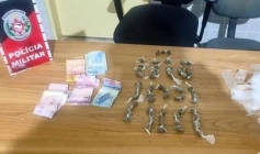 Drogas apreendidas pela ROTAM em Nazarezinho 