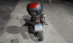 Motocicleta apreendida em ação da PRF