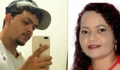 Jovem Aleff Araújo e sua mãe Cristina