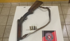 Espingarda apreendida em operação no município de Brejo dos Santos