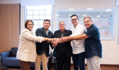 Secretária Jucemara, prefeito Helder, João Azevêdo, Lucas Ribeiro e Lindolfo Pires