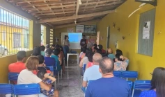 Entrega de cartilha educativa “Minha Praia – Da Minha Praia eu cuido”
