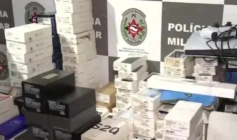 Apreensão de carga de celulares roubados