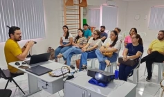 Oficina de Organização do Fluxo de Atendimento em Saúde Mental, na cidade de Aparecida 