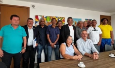 Reunião de Luciano Cartaxo com representantes de clubes de futebol feminin