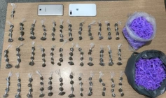 Drogas apreendidas em ação da Polícia Militar