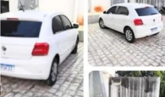 Veículo recuperado pela PM em Cajazeiras