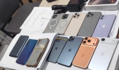 Celulares recuperados pela PM em Cajazeiras