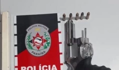 Prisão de homem por Porte Ilegal de Arma de Fogo